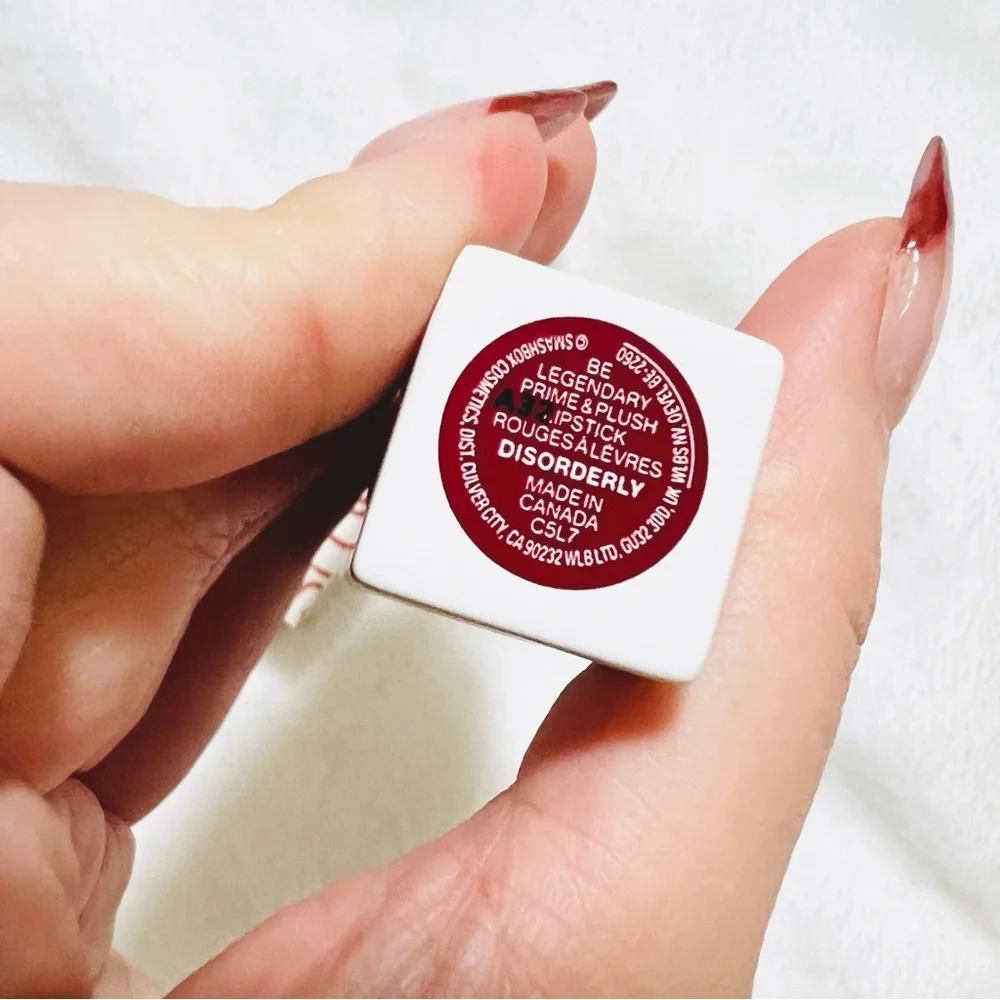 Smashbox Be Legendary Prime & Plush Lipstick - Disorderly - NIB